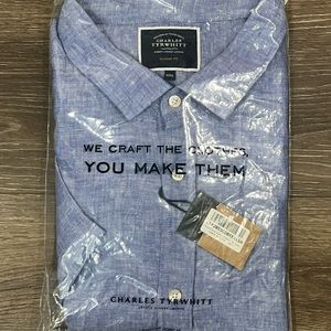 *Make offer* Men’s Charles Tyrwhitt pure linen short sleeve shirt - BRAND NEW